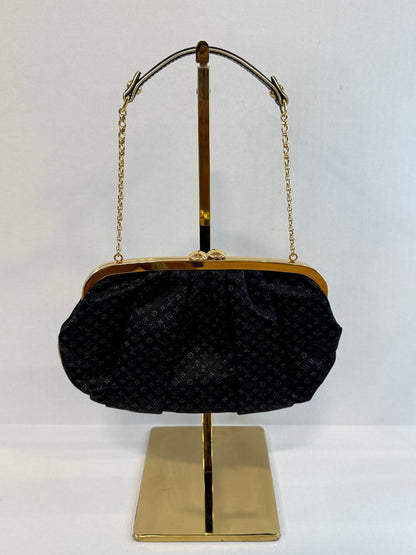 LOUIS VUITTON Limited Edition Satin Monogram Aumoniere