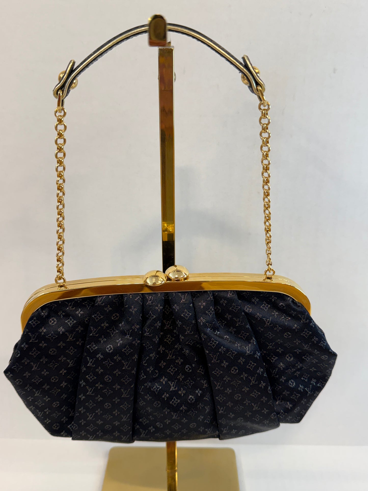 LOUIS VUITTON Limited Edition Satin Monogram Aumoniere