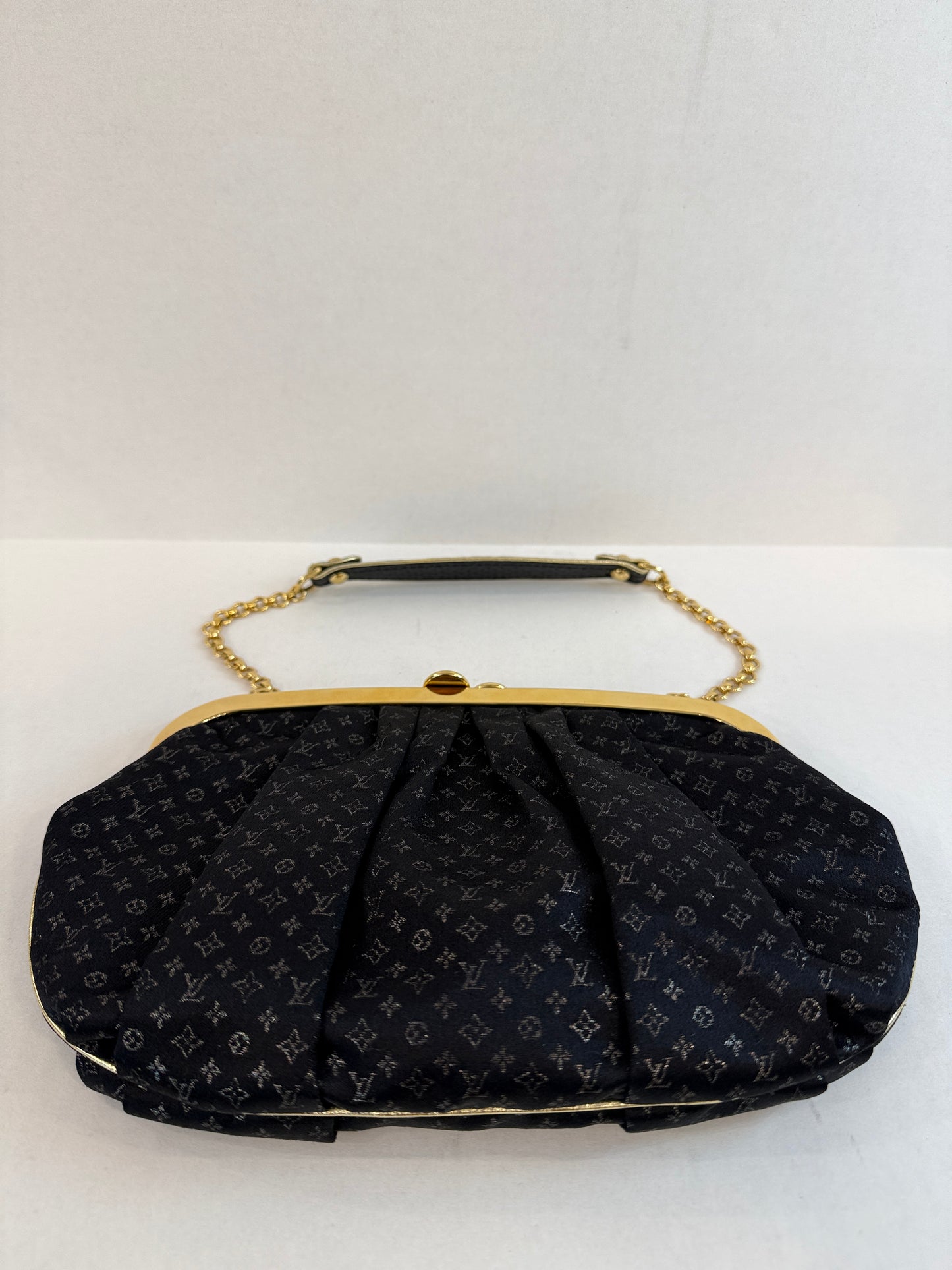 LOUIS VUITTON Limited Edition Satin Monogram Aumoniere
