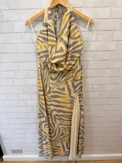 RUNAWAY NWT Printed Halter Top Maxi Dress/M-EU38