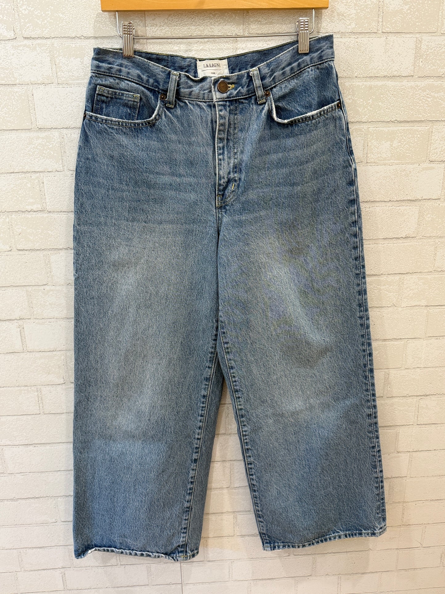 LA LIGNE High Rise Wide Leg Jeans / M-29