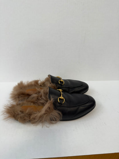 DOLCE VITA Leather Noles City Slides HHeels Sandals/US7-EU 37.5