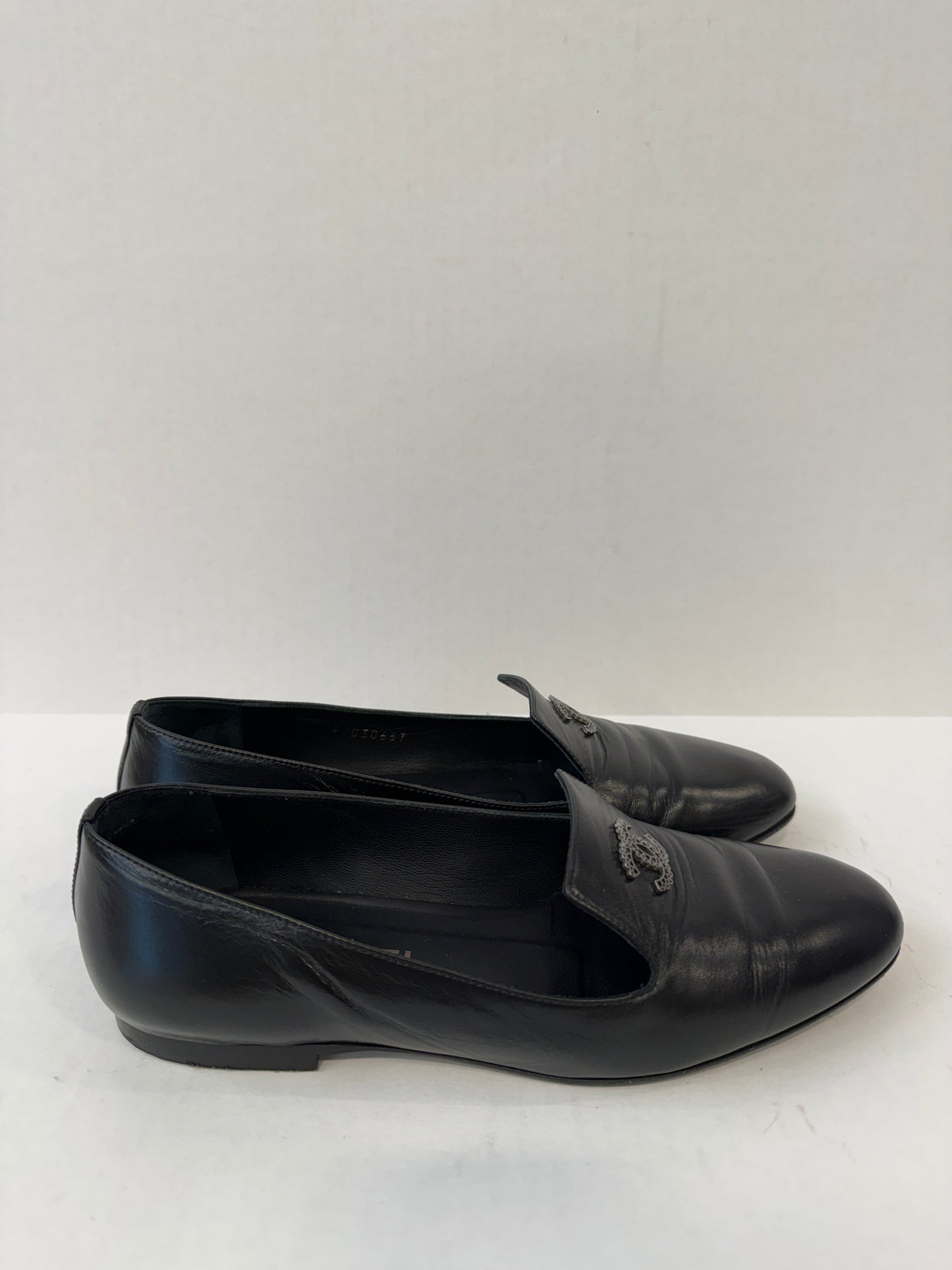 CHANEL  Leather Loafers/ US6.5-EU37