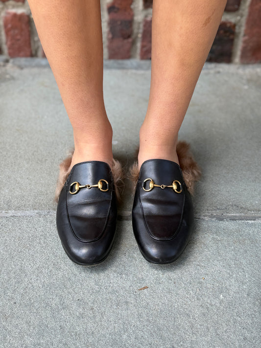 DOLCE VITA Leather Noles City Slides HHeels Sandals/US7-EU 37.5