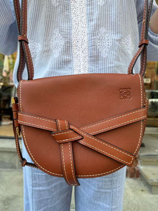 LOEWE Leather Gate Crossbody Bag