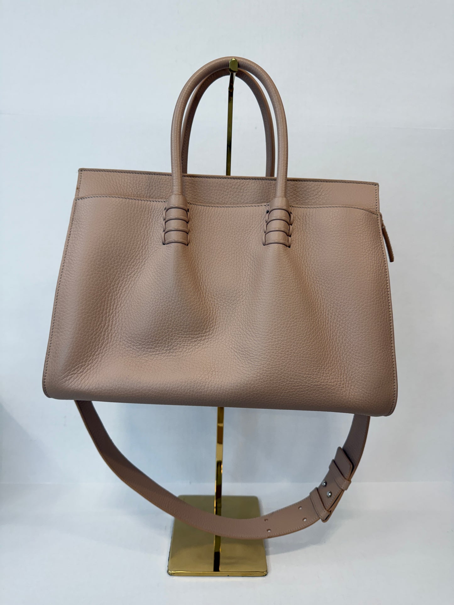 TOD'S Leather Bauletto Two Way  Shoulder Bag