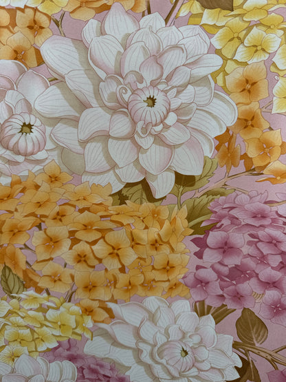 SALVATORE FERRAGAMO NWT Silk Scarf Flower2 Print