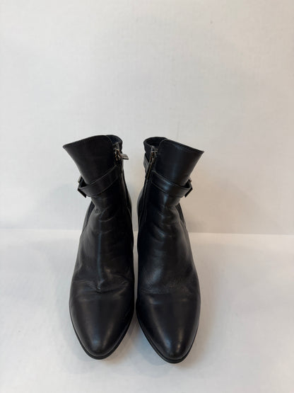 AQUATALIA Leather HHeels Ankle Boots/ US7-EU37.5
