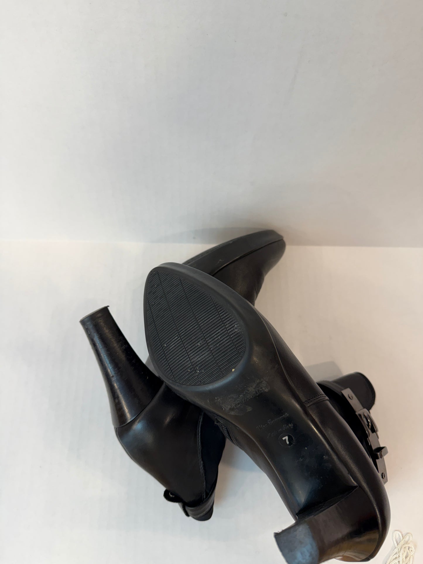 AQUATALIA Leather HHeels Ankle Boots/ US7-EU37.5