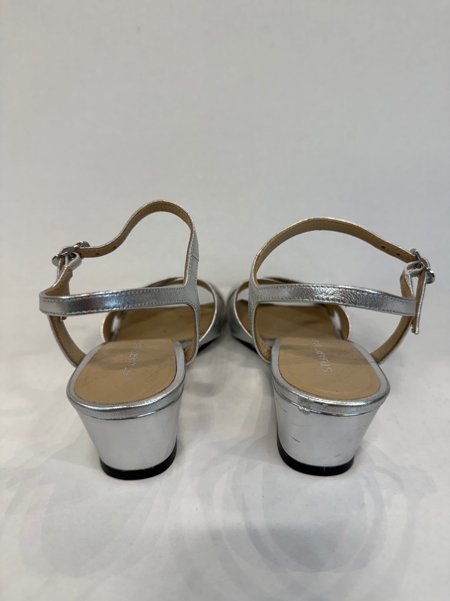 STUART WEITZMAN Ankle Strap Wedge Sandal / US6-EU37
