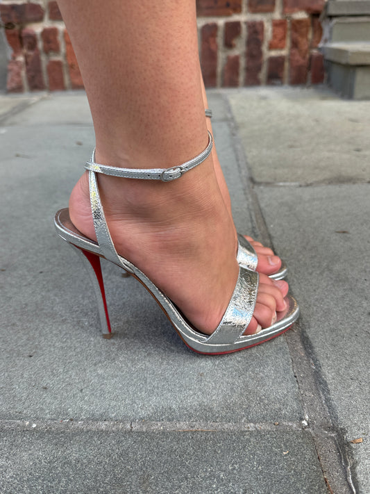 LOUBOUTIN NWT Leather Miss Z Heels Sandals/US5-EU35