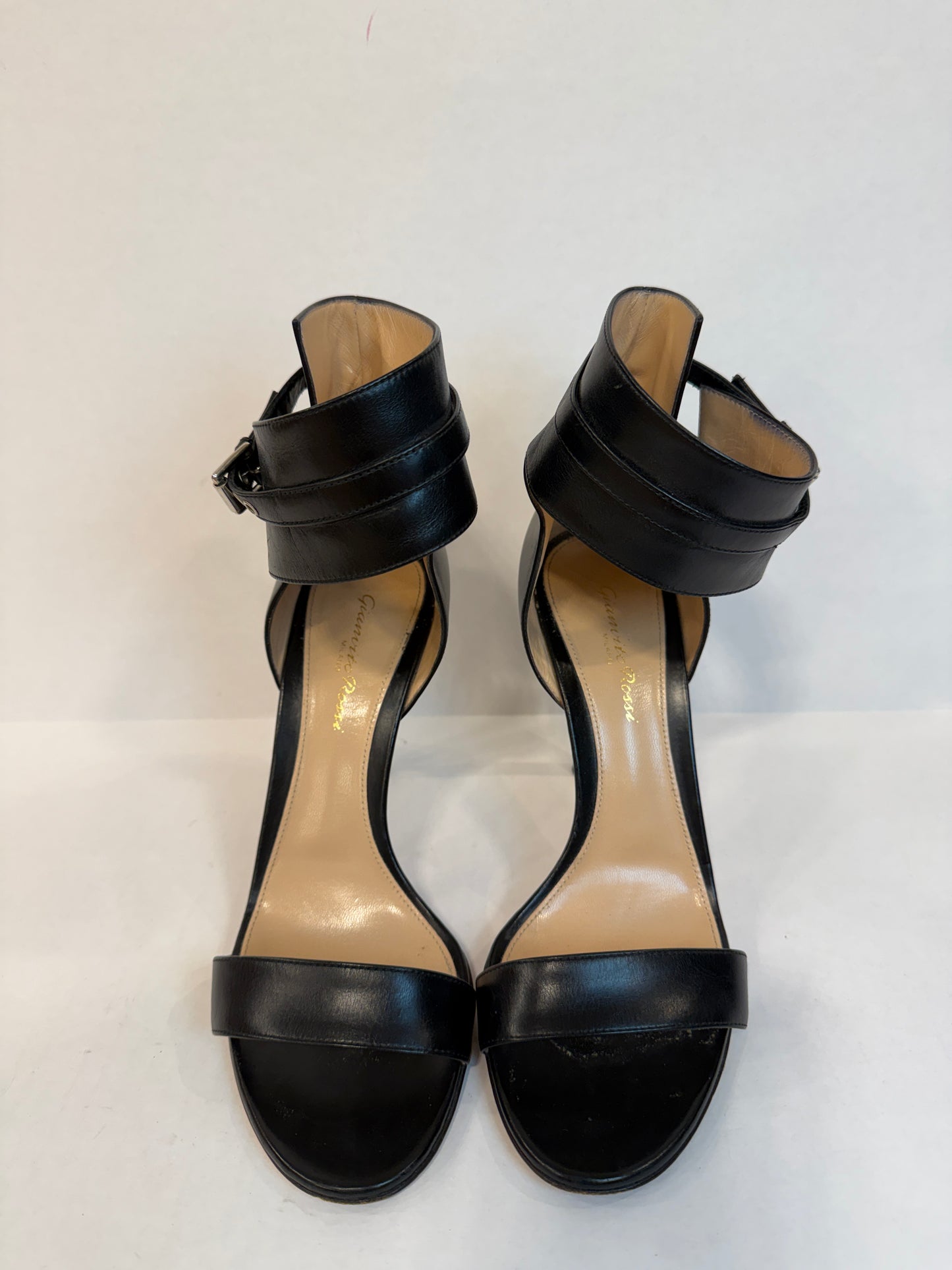 GIANVITO ROSSI Leather High Heels Sandals/US8-EU38.5