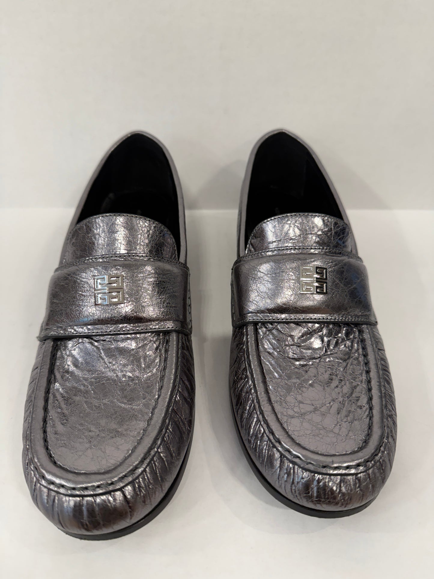 GIVENCHY Lamb  Leather $G Medaillon Loafers/US8.5-EU39