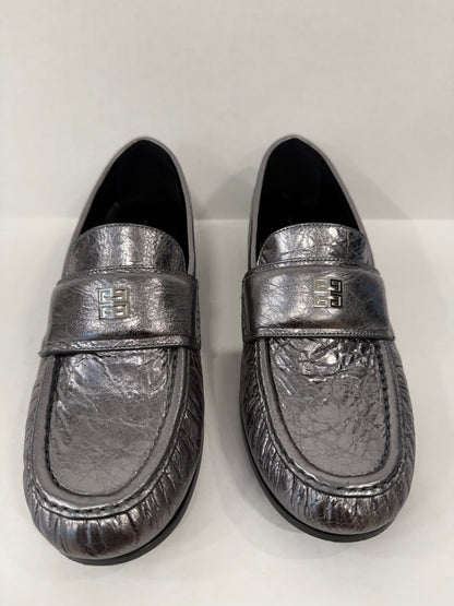 GIVENCHY Lamb  Leather $G Medaillon Loafers/US8.5-EU39