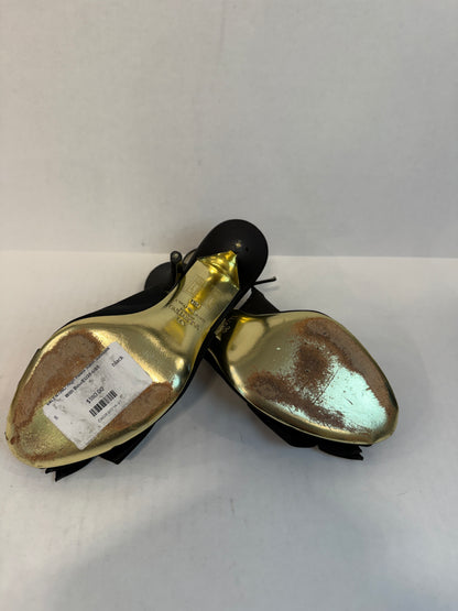 VALENTINO High Heels Satin Sandals With Bow/EU35-US5