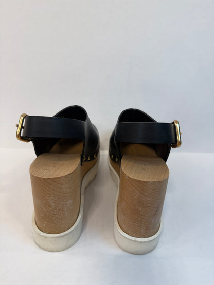 STELLA MCCARTNEY Elyse Platform Wedge Clogs/US8-EU38