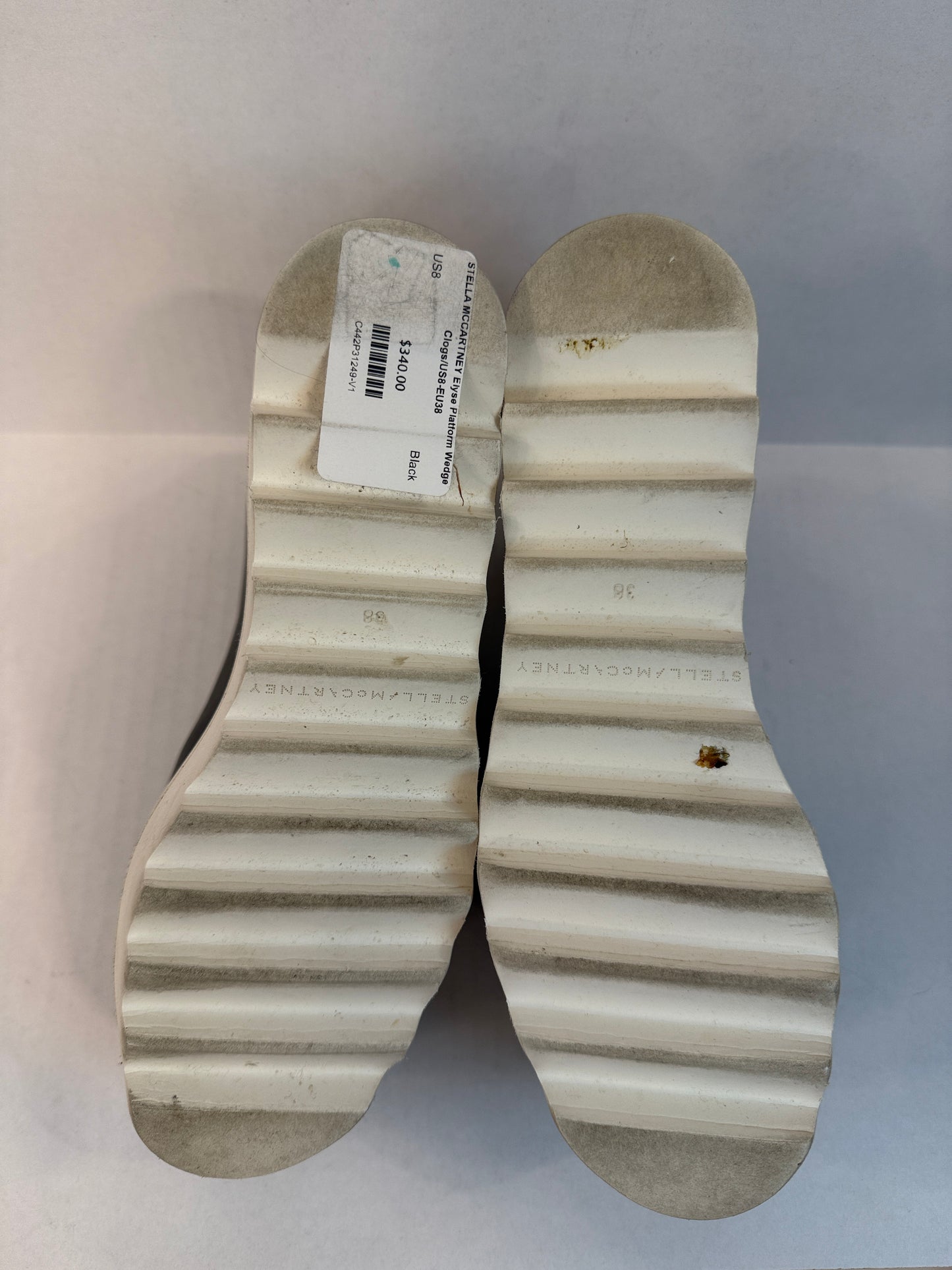 STELLA MCCARTNEY Elyse Platform Wedge Clogs/US8-EU38