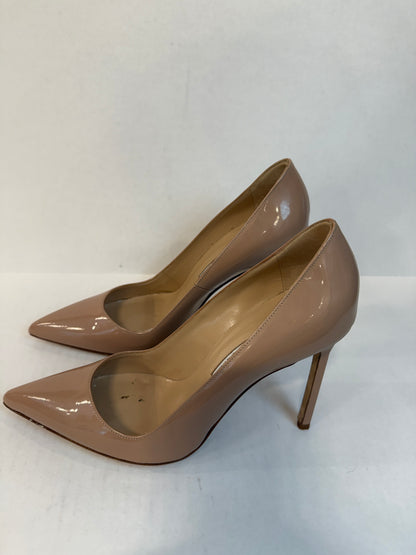 MANOLO BLAHNIK Patent leather Pointed Toe Pumps/US7.5-EU38