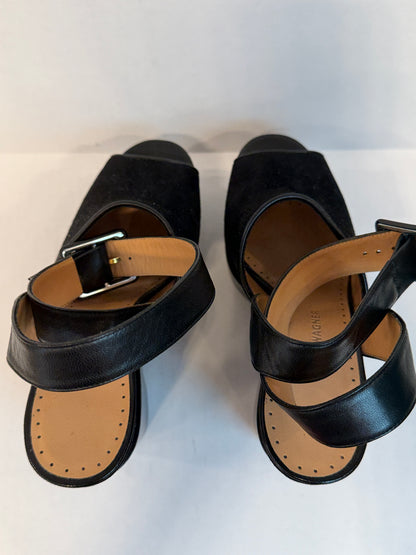 ALEXA WAGNER NWT Suede Platform Open Toe Sandals/ US8.5-EU39