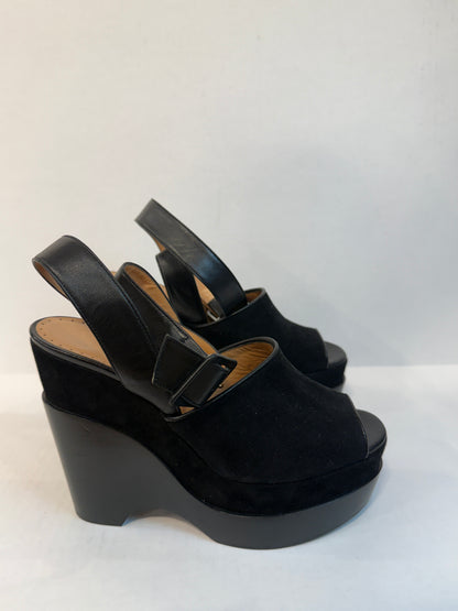 ALEXA WAGNER NWT Suede Platform Open Toe Sandals/ US8.5-EU39