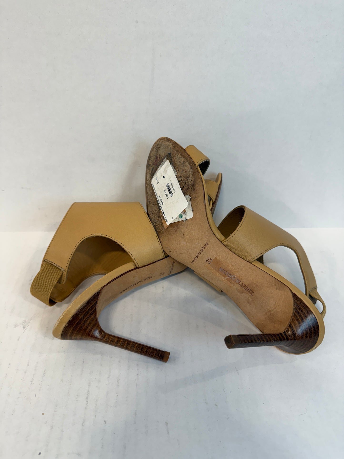 MANOLO BLAHNIK Loyal High Heel Sandals / US8-EU39