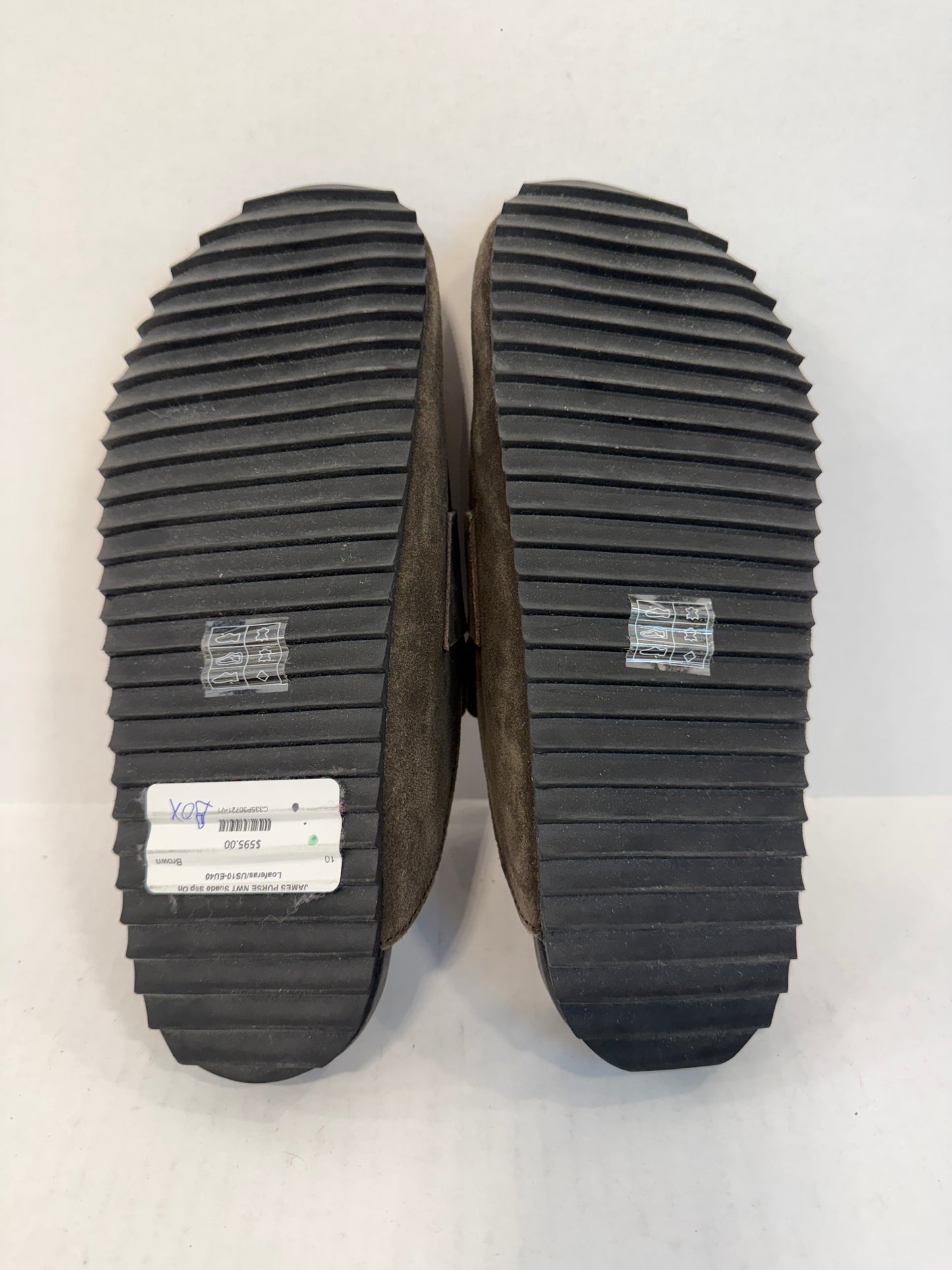 JAMES PURSE NWT Suede Slip On Loafers/US10-EU40