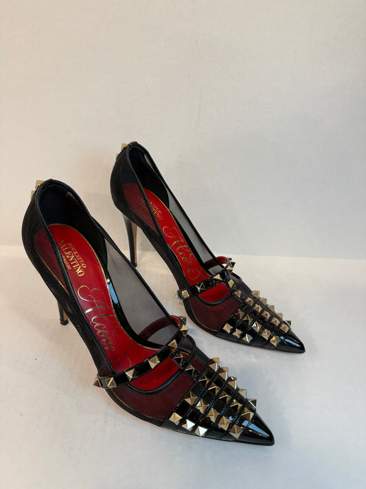 VALENTINO GARAVANI Rockstud High Heel Pump / US8-EU39