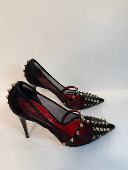 VALENTINO GARAVANI Rockstud High Heel Pump / US8-EU39