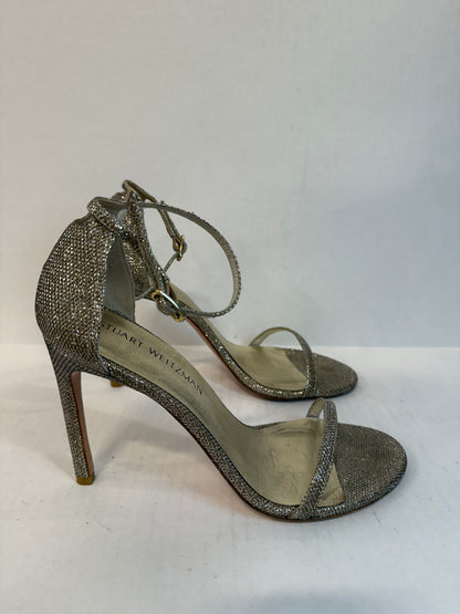 STUART WEITZMAN Ankle Strap High Heel Sandals / US9.5-EU40.5
