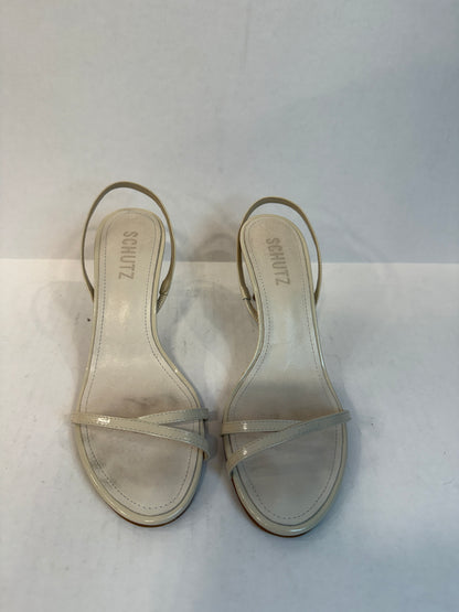 SCHUTZ Leather Heels Sandal/5-EU36