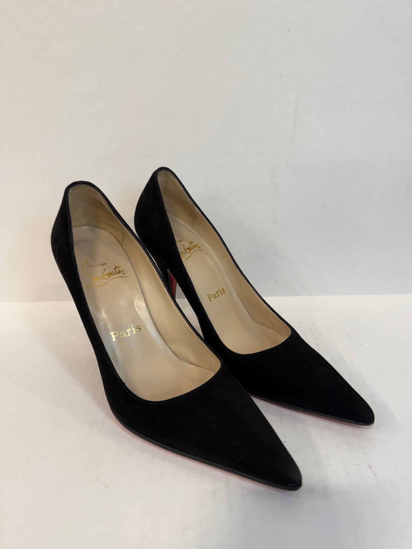 LOUBOUTIN Suede Pumps / US6-EU36