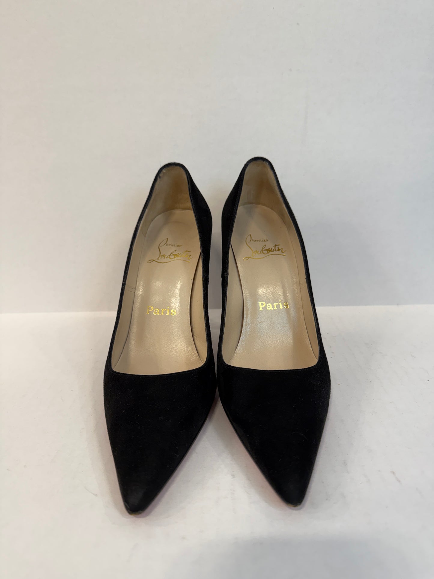 LOUBOUTIN Suede Pumps / US6-EU36