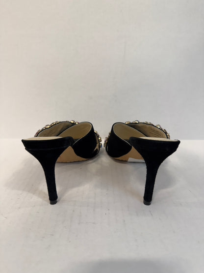 NEIMAN MARCUS Multicolor Crystals Sandals/US 6.5-EU36.5
