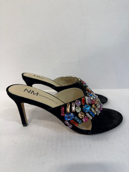 NEIMAN MARCUS Multicolor Crystals Sandals/US 6.5-EU36.5