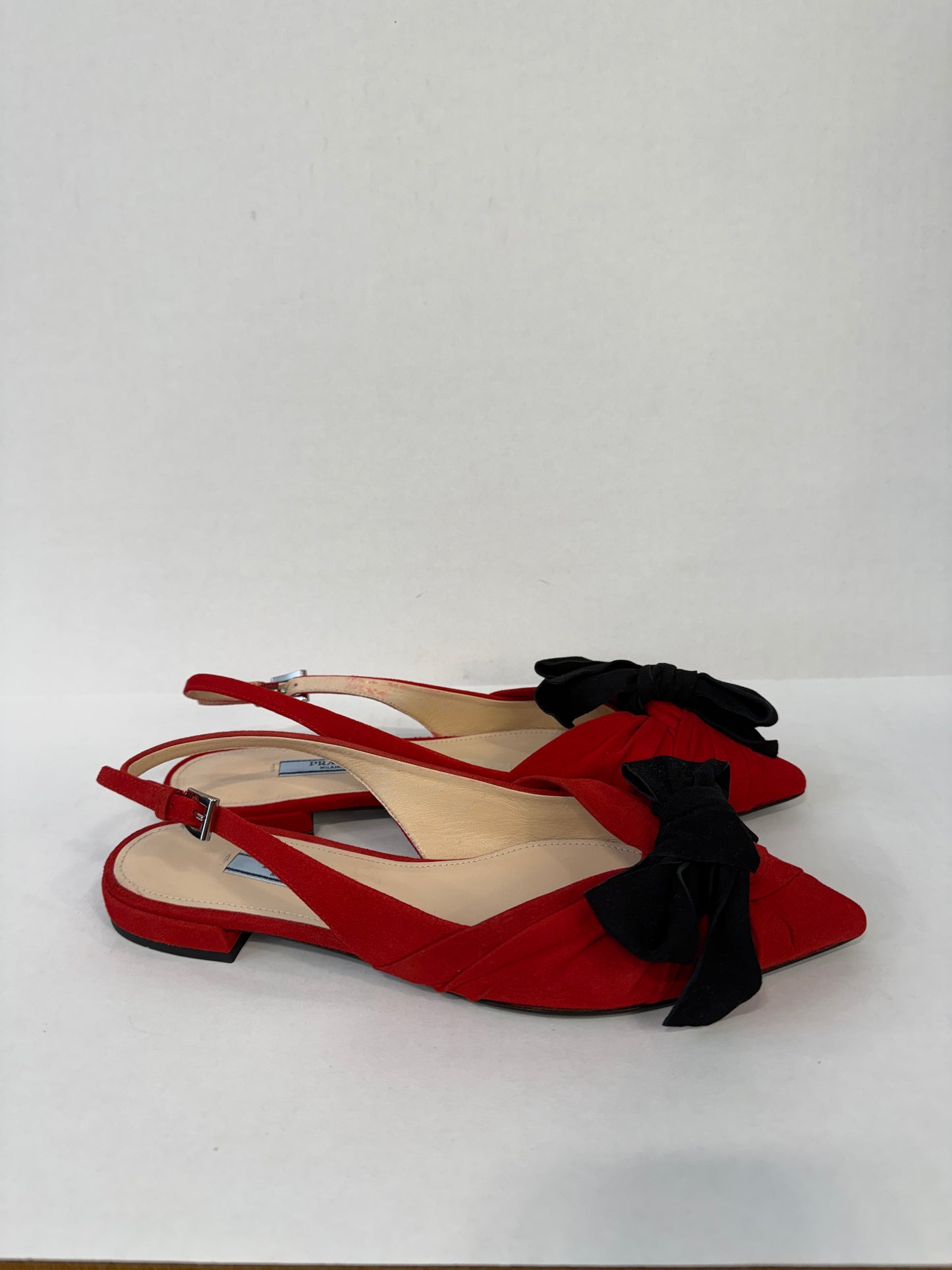 PRADA Pointed Shoes With Knot/ US:7.5 -EU: 37.5