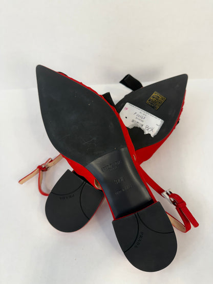 PRADA Pointed Shoes With Knot/ US:7.5 -EU: 37.5