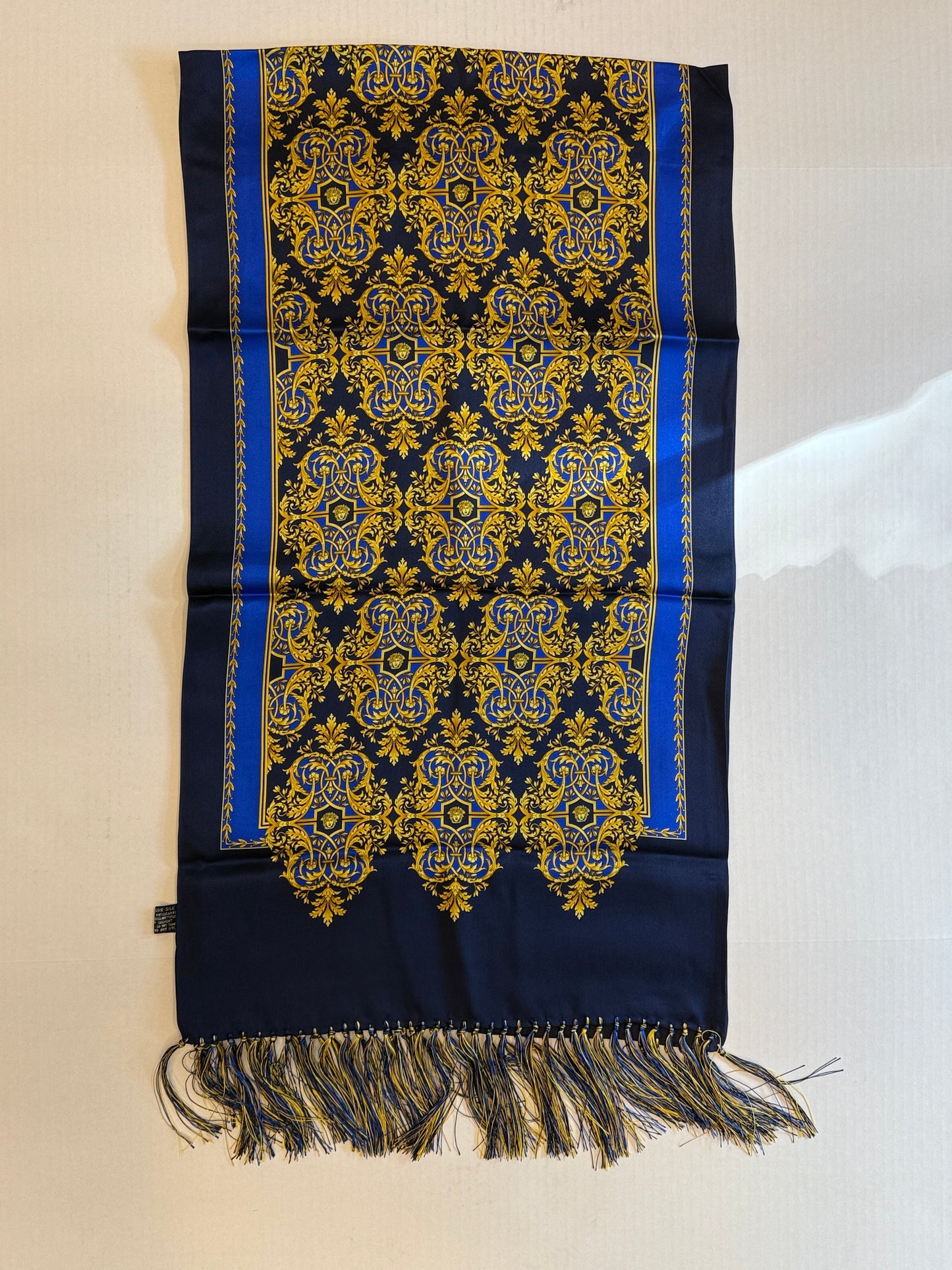 ATELIER VERSACE Silk Medusa Barocco Print Scarf