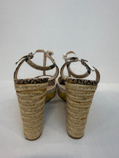 FENDI Leather Espadrilles / US9-EU40