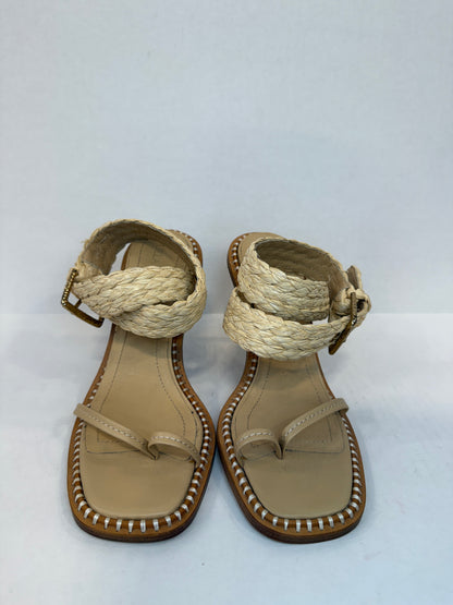 ULLA JOHNSON NWT Lydia Raffia Sandals / US7-EU37