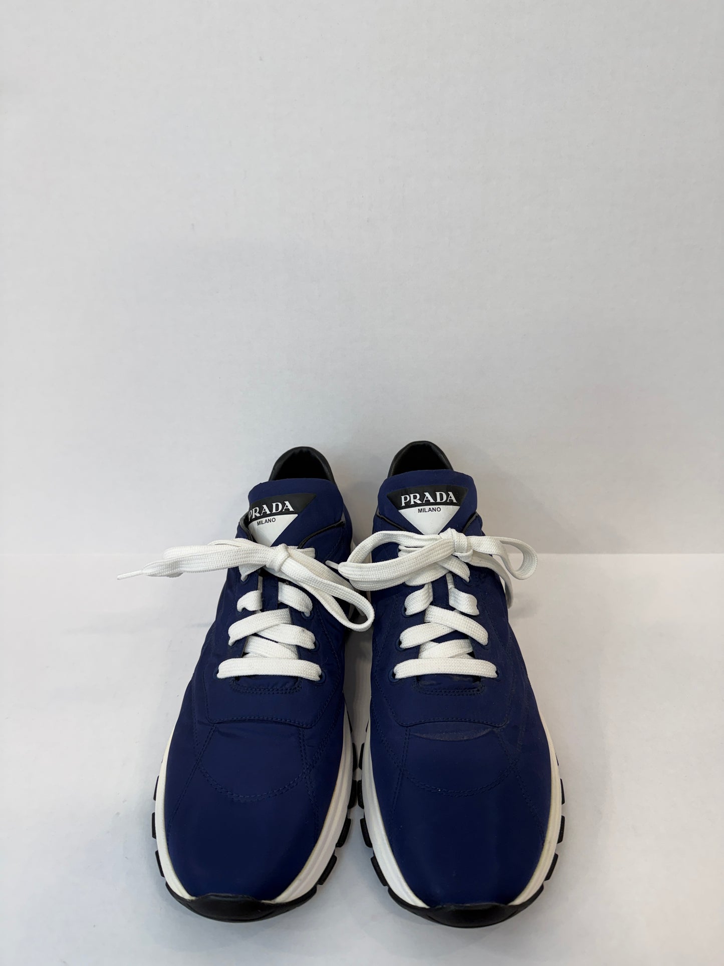 PRADA Navy Nylon Sneakers / US10-EUR41