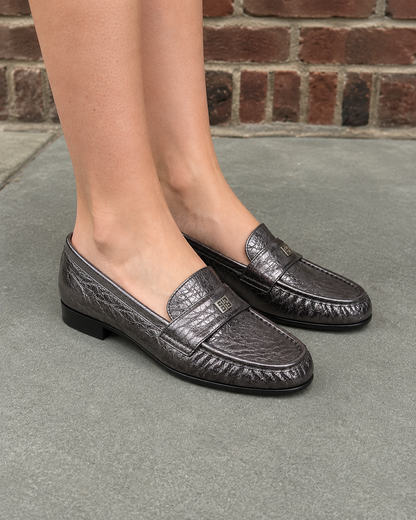 GIVENCHY Lamb  Leather G Medaillon Loafers / US8.5-EU39