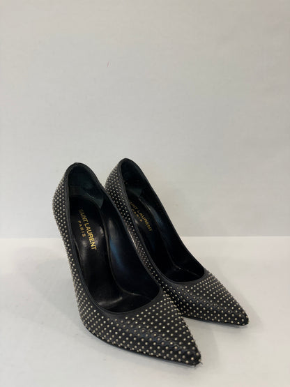SAINT LAURENT Studded Pointy Pumps / US6-EU38