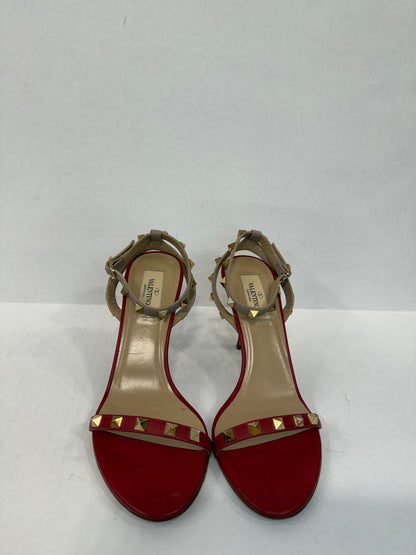 VALENTINO Rock Stud Heeled Sandals/ 37-6.5
