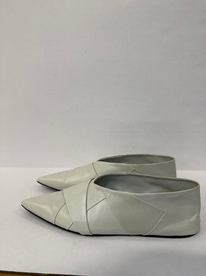 JIL SANDER Pointy Leather Flats / US9-EU40
