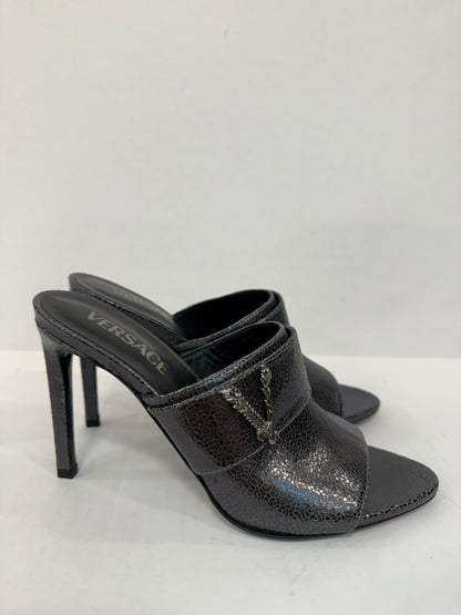 VERSACE heel mules NWT/ 6-36