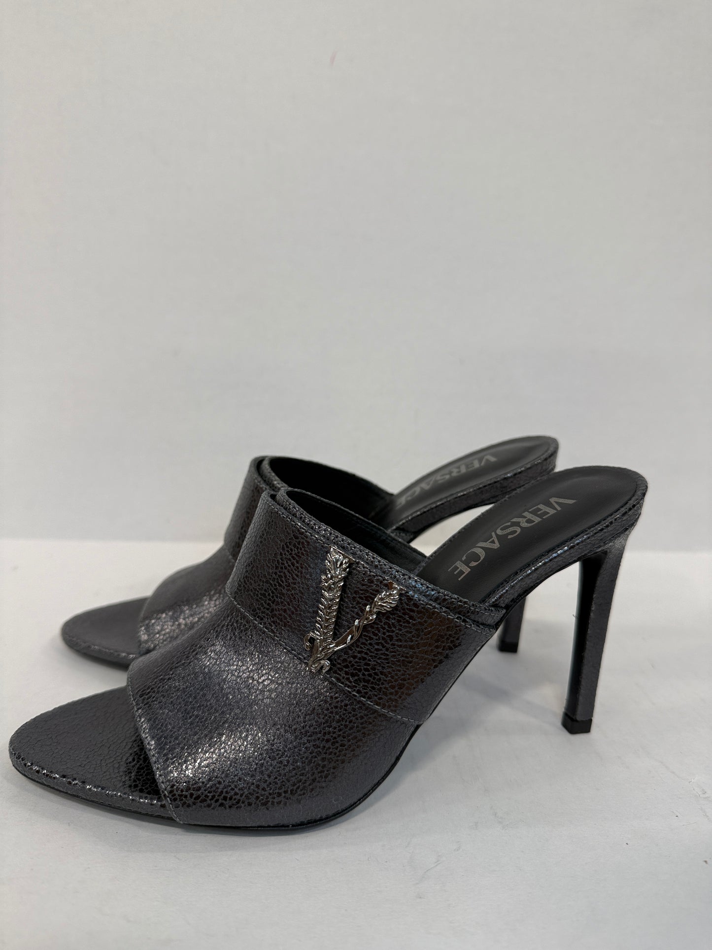 VERSACE heel mules NWT/ 6-36