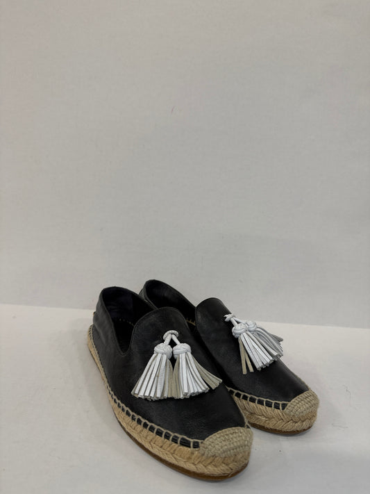 BURBERRY leather espadrilles / US7-EU37.5