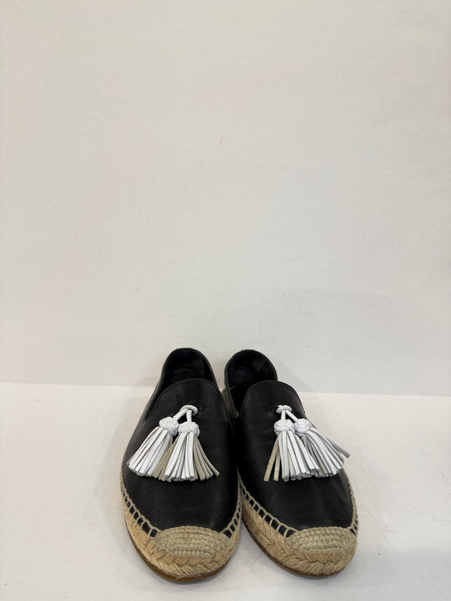 BURBERRY leather espadrilles / US7-EU37.5