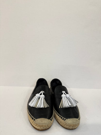 BURBERRY leather espadrilles / US7-EU37.5
