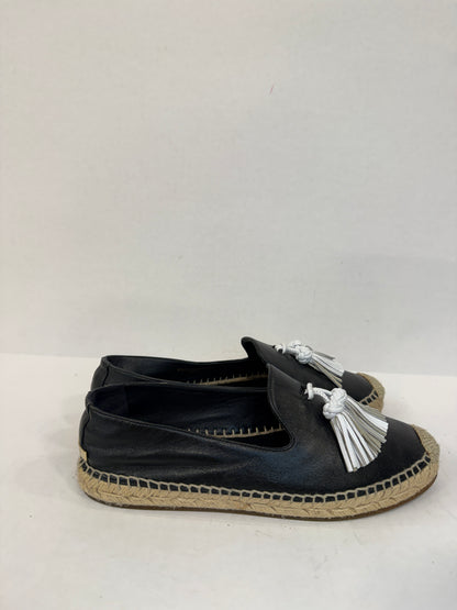 BURBERRY leather espadrilles / US7-EU37.5